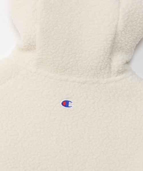 Champion（チャンピオン）の「【Champion/チャンピオン】レディース ジップフーデッドベスト（ベスト・レディース・オフホワイト/ブラック/ブラウン・LARGE/MEDIUM）」の16枚目の写真