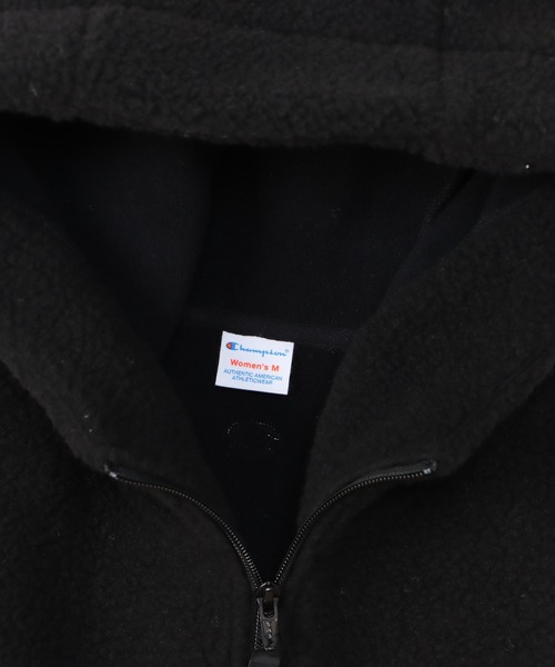 Champion（チャンピオン）の「【Champion/チャンピオン】レディース ジップフーデッドベスト（ベスト・レディース・オフホワイト/ブラック/ブラウン・LARGE/MEDIUM）」の19枚目の写真