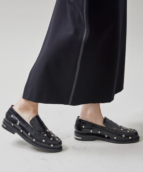 TOGA PULLA(トーガ プルラ)の「【TOGA PULLA(トーガプルラ)】AJ1200/スタッズローファー(ドレスシューズ・レディース・ブラック・38/36/37)」の11枚目の写真