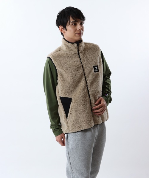 Champion(チャンピオン)の「【Champion/チャンピオン】メンズ スポーツ ベスト(ベスト・メンズ・オリーブ/ブラック/ベージュ/オフホワイト・X-LARGE/LARGE/MEDIUM)」の3枚目の写真