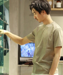 EDIFICE | ◇70/2インドチョウチョウメン クルーネックショートスリーブ(Tシャツ/カットソー)