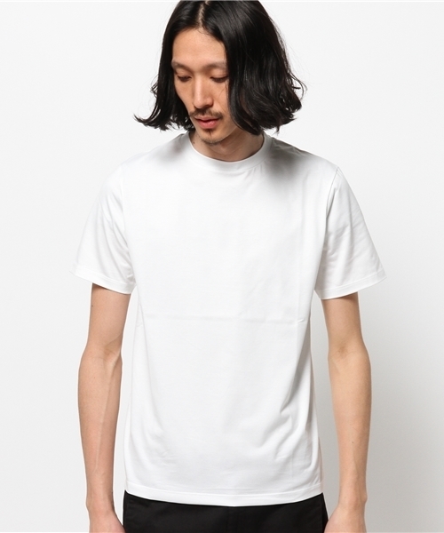 EDIFICE（エディフィス）の「◇70/2インドチョウチョウメン クルーネックショートスリーブ（Tシャツ/カットソー・メンズ・チャコールグレー/ホワイト/ブラウン系その他/ボルドー・46/48/44）」の5枚目の写真