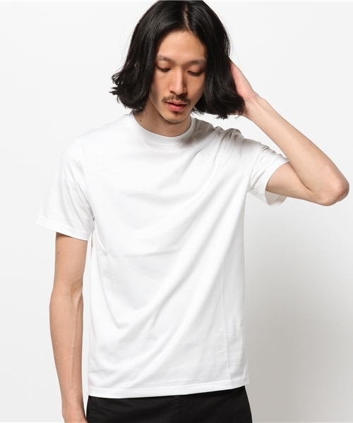 EDIFICE（エディフィス）の「◇70/2インドチョウチョウメン クルーネックショートスリーブ（Tシャツ/カットソー・メンズ・チャコールグレー/ホワイト/ブラウン系その他/ボルドー・46/48/44）」の12枚目の写真