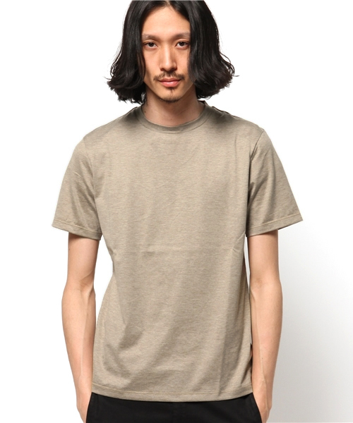 EDIFICE（エディフィス）の「◇70/2インドチョウチョウメン クルーネックショートスリーブ（Tシャツ/カットソー・メンズ・チャコールグレー/ホワイト/ブラウン系その他/ボルドー・46/48/44）」の13枚目の写真