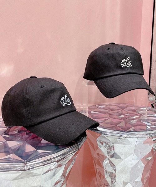 lilLilly（リルリリー）の「Lillyロゴキャップ（キャップ・レディース・シルバー/ブルー・FREE）」の3枚目の写真