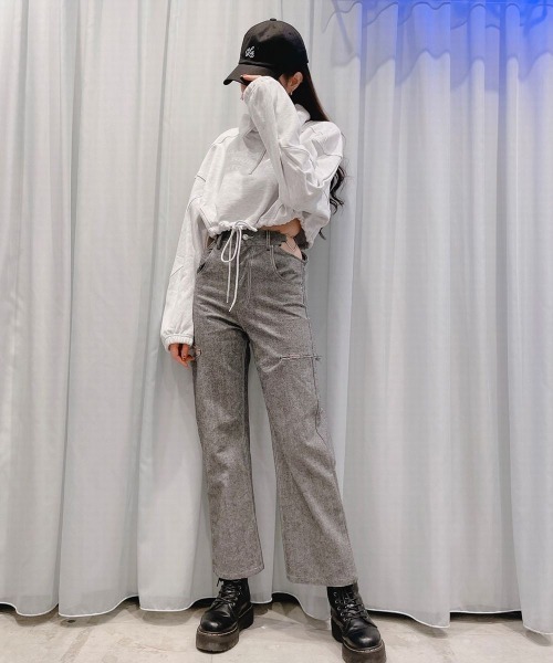 lilLilly（リルリリー）の「Lillyロゴキャップ（キャップ・レディース・シルバー/ブルー・FREE）」の7枚目の写真