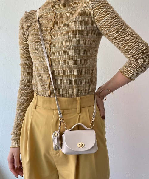 CAPRICIEUX LE'MAGE（カプリシューレマージュ）の「アクセケースSETミニショルダーバッグ（ショルダーバッグ・レディース・ブラック/ベージュ/アイボリー・FREE）」の5枚目の写真