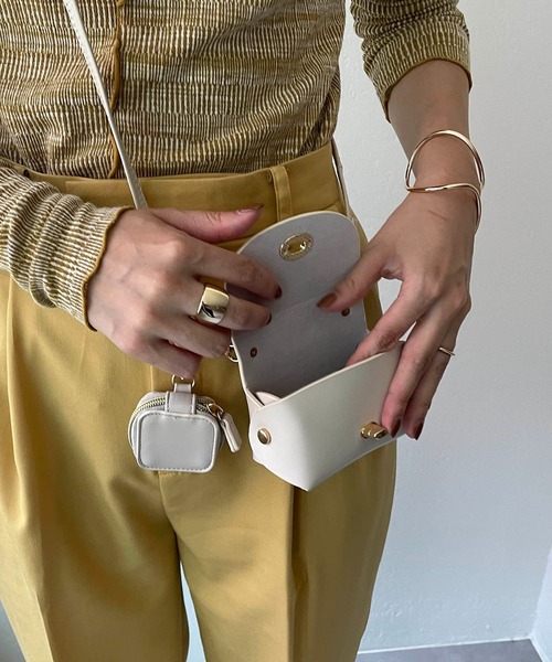 CAPRICIEUX LE'MAGE（カプリシューレマージュ）の「アクセケースSETミニショルダーバッグ（ショルダーバッグ・レディース・ブラック/ベージュ/アイボリー・FREE）」の6枚目の写真