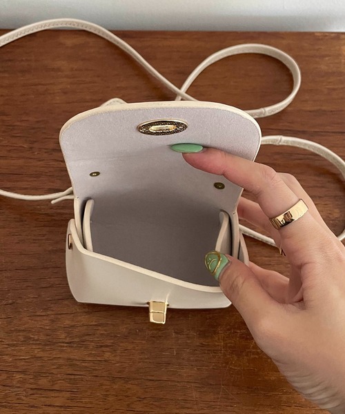 CAPRICIEUX LE'MAGE（カプリシューレマージュ）の「アクセケースSETミニショルダーバッグ（ショルダーバッグ・レディース・ブラック/ベージュ/アイボリー・FREE）」の14枚目の写真