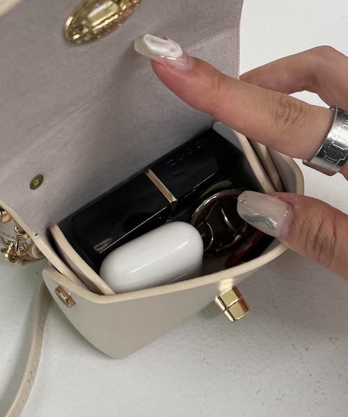 CAPRICIEUX LE'MAGE（カプリシューレマージュ）の「アクセケースSETミニショルダーバッグ（ショルダーバッグ・レディース・ブラック/ベージュ/アイボリー・FREE）」の21枚目の写真