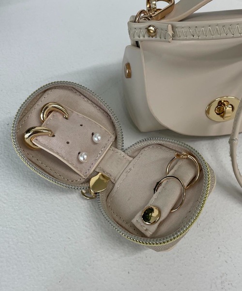 CAPRICIEUX LE'MAGE（カプリシューレマージュ）の「アクセケースSETミニショルダーバッグ（ショルダーバッグ・レディース・ブラック/ベージュ/アイボリー・FREE）」の20枚目の写真