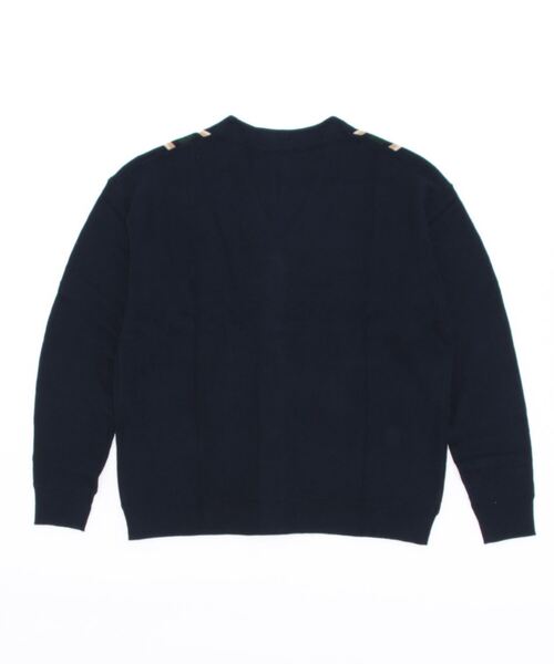 LBC（エルビーシー）の「配色ラインVネックカーディガン（カーディガン/ボレロ・レディース・ネイビー/ベージュ・M）」の22枚目の写真