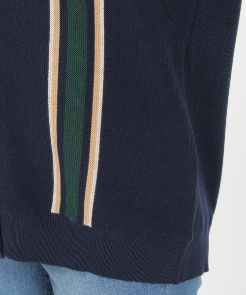 LBC（エルビーシー）の「配色ラインVネックカーディガン（カーディガン/ボレロ・レディース・ネイビー/ベージュ・M）」の19枚目の写真