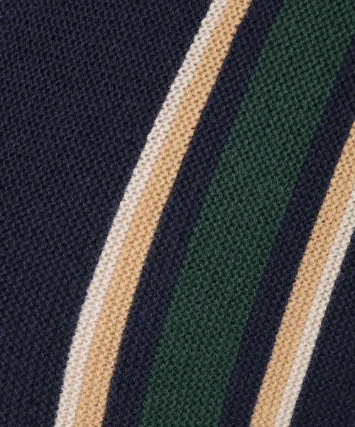 LBC（エルビーシー）の「配色ラインVネックカーディガン（カーディガン/ボレロ・レディース・ネイビー/ベージュ・M）」の13枚目の写真