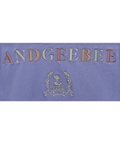 ANDGEEBEE(アンジービー)の「UNISEX クラシックロゴロンT(Tシャツ/カットソー・レディース・パープル/チャコールグレー・X-LARGE)」の19枚目の写真