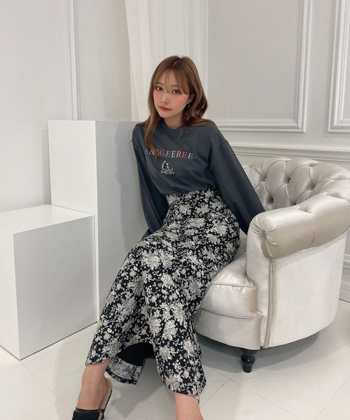 ANDGEEBEE(アンジービー)の「UNISEX クラシックロゴロンT(Tシャツ/カットソー・レディース・パープル/チャコールグレー・X-LARGE)」の7枚目の写真