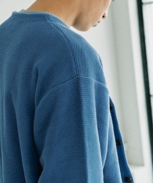 WHIMSIC（ウィムジック）の「【WHIMSIC】マルチカラーコットンニットカーディガン（カーディガン/ボレロ・レディース・パープル/グリーン/ブルー/イエロー・FREE）」の12枚目の写真