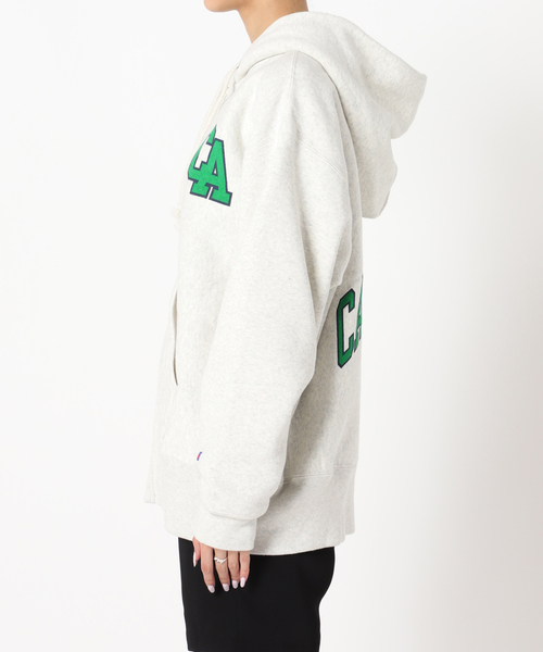 U by SPICK&SPAN（ユーバイスピックアンドスパン）の「【CHAMPION/チャンピオン】 REVERSE WEAVE フーディ ZIP スウェット（パーカー・レディース・ライトグレー/アイボリー・FREE）」の21枚目の写真