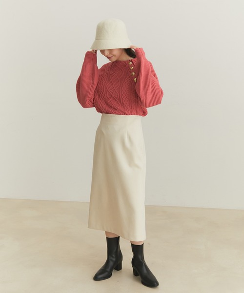 Juze（ジュゼ）の「ヒールサイドゴアブーツ（ブーツ・レディース・ブラック/オフホワイト・L/M/S）」の11枚目の写真