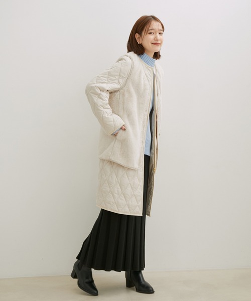 Juze（ジュゼ）の「ヒールサイドゴアブーツ（ブーツ・レディース・ブラック/オフホワイト・L/M/S）」の16枚目の写真