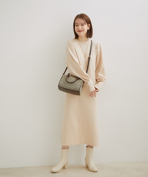 Juze（ジュゼ）の「ヒールサイドゴアブーツ（ブーツ・レディース・ブラック/オフホワイト・L/M/S）」の15枚目の写真