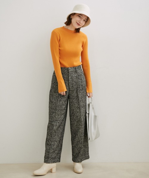 Juze（ジュゼ）の「ヒールサイドゴアブーツ（ブーツ・レディース・ブラック/オフホワイト・L/M/S）」の13枚目の写真