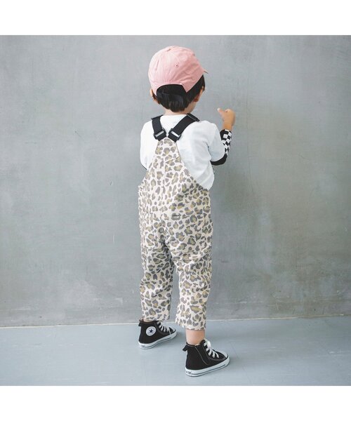 BREEZE（ブリーズ）の「2色2柄サロペット（サロペット/オーバーオール・キッズ・チェック/ベージュ・110/90/100/120）」の14枚目の写真