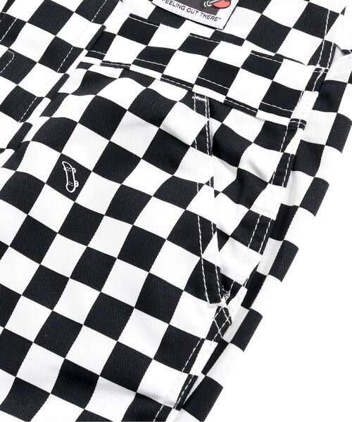 BREEZE（ブリーズ）の「2色2柄サロペット（サロペット/オーバーオール・キッズ・チェック/ベージュ・110/90/100/120）」の12枚目の写真
