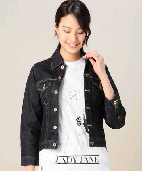 BEAUTY&YOUTH UNITED ARROWS(ビューティーアンドユースユナイテッドアローズ)の「BYBC 10OZ デニムジャケット 3RD◆(デニムジャケット・レディース・コバルトブルー/ネイビー・SMALL/MEDIUM)」の2枚目の写真