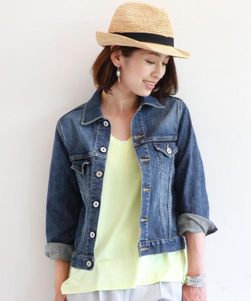 BEAUTY&YOUTH UNITED ARROWS(ビューティーアンドユースユナイテッドアローズ)の「BYBC 10OZ デニムジャケット 3RD◆(デニムジャケット・レディース・コバルトブルー/ネイビー・SMALL/MEDIUM)」の1枚目の写真