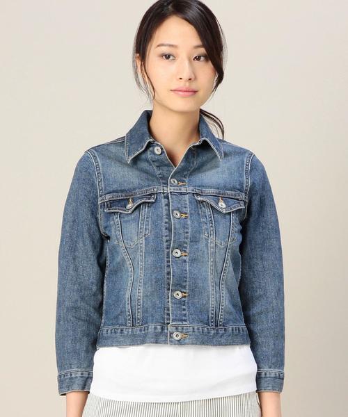 BEAUTY&YOUTH UNITED ARROWS(ビューティーアンドユースユナイテッドアローズ)の「BYBC 10OZ デニムジャケット 3RD◆(デニムジャケット・レディース・コバルトブルー/ネイビー・SMALL/MEDIUM)」の4枚目の写真