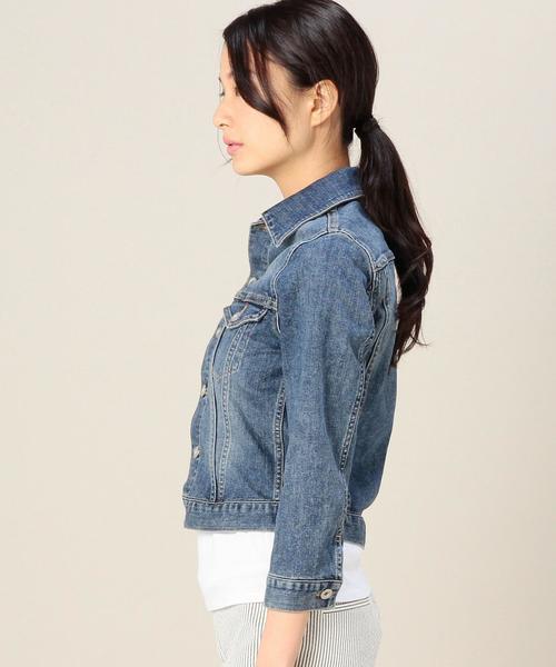 BEAUTY&YOUTH UNITED ARROWS(ビューティーアンドユースユナイテッドアローズ)の「BYBC 10OZ デニムジャケット 3RD◆(デニムジャケット・レディース・コバルトブルー/ネイビー・SMALL/MEDIUM)」の6枚目の写真