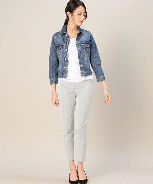 BEAUTY&YOUTH UNITED ARROWS(ビューティーアンドユースユナイテッドアローズ)の「BYBC 10OZ デニムジャケット 3RD◆(デニムジャケット・レディース・コバルトブルー/ネイビー・SMALL/MEDIUM)」の13枚目の写真