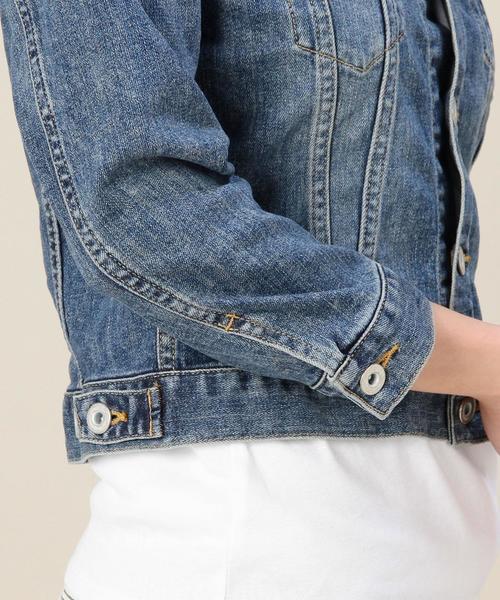 BEAUTY&YOUTH UNITED ARROWS(ビューティーアンドユースユナイテッドアローズ)の「BYBC 10OZ デニムジャケット 3RD◆(デニムジャケット・レディース・コバルトブルー/ネイビー・SMALL/MEDIUM)」の8枚目の写真