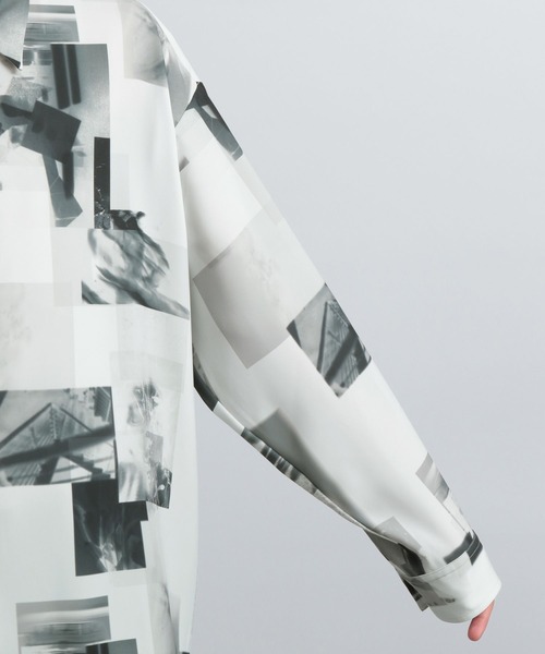 HARE（ハレ）の「フォトコラージュシャツ(HARE)（シャツ/ブラウス・メンズ・ブラック/パープル/オフホワイト・SMALL/MEDIUM）」の17枚目の写真