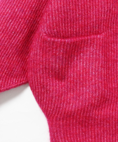 SAYAKADAVIS（サヤカディヴィス）の「SAYAKA DAVIS/サヤカ デイヴィス Cocoon Cardigan カーディガン（カーディガン/ボレロ・レディース・ワインレッド/ホワイト・S）」の10枚目の写真