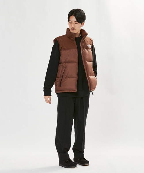 THE NORTH FACE ヌプシ ダウンベスト ベージュ/ブラウン 楽天市場】ノース フェイス ヌプシ ダウンベスト（カラー