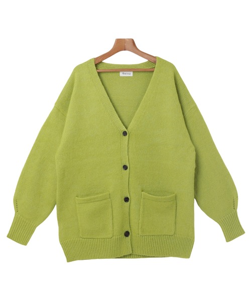 美品 ミスクロエ ポンポン モヘアニットカーディガン 長袖 マルチカラー 美品 ミスクロエ ポンポン モヘアニットカーディガン 長袖 マルチカラー