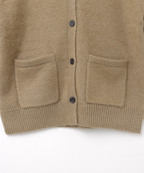 セール】モヘアタッチオーバーサイズ長袖ニットカーディガン