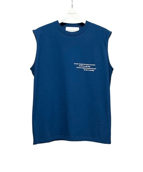 DIET BUTCHER(ダイエットブッチャー)の「DIET BUTCHER Sleeveless t-shirt with prints(Tシャツ/カットソー・メンズ・ボルドー/ダークブルー/ホワイト/ブラック・SMALL/MEDIUM/LARGE)」の16枚目の写真