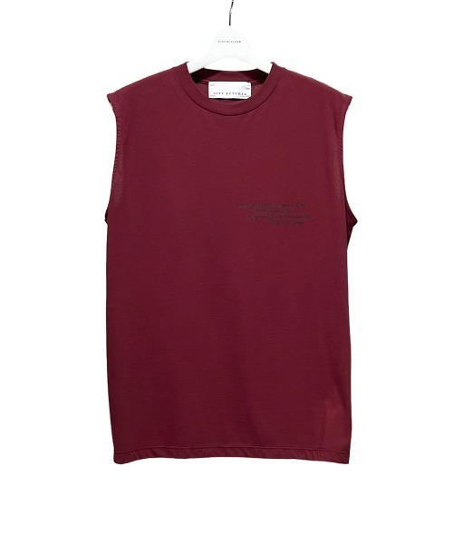 DIET BUTCHER(ダイエットブッチャー)の「DIET BUTCHER Sleeveless t-shirt with prints(Tシャツ/カットソー・メンズ・ボルドー/ダークブルー/ホワイト/ブラック・SMALL/MEDIUM/LARGE)」の10枚目の写真