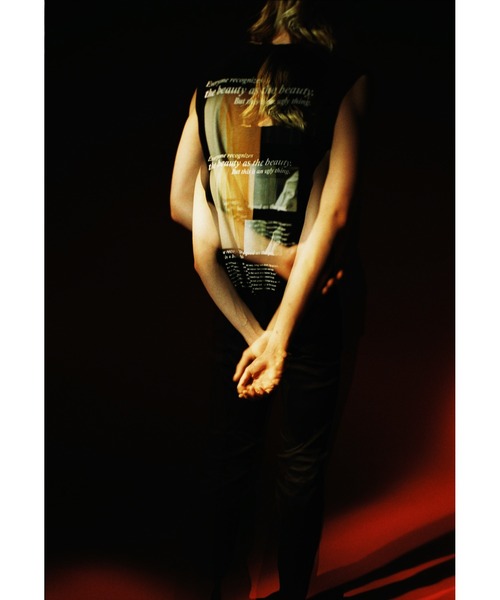 DIET BUTCHER(ダイエットブッチャー)の「DIET BUTCHER Sleeveless t-shirt with prints(Tシャツ/カットソー・メンズ・ボルドー/ダークブルー/ホワイト/ブラック・SMALL/MEDIUM/LARGE)」の21枚目の写真