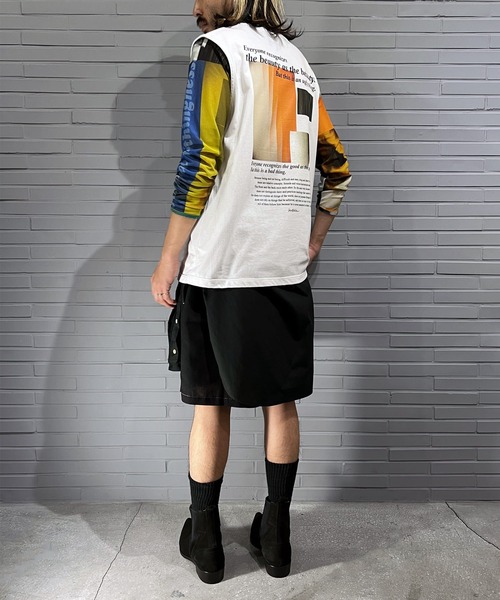 DIET BUTCHER(ダイエットブッチャー)の「DIET BUTCHER Sleeveless t-shirt with prints(Tシャツ/カットソー・メンズ・ボルドー/ダークブルー/ホワイト/ブラック・SMALL/MEDIUM/LARGE)」の22枚目の写真