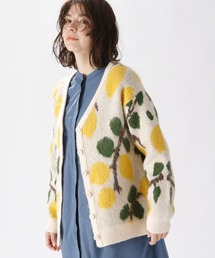 モチーフアソートジャガードカーディガン