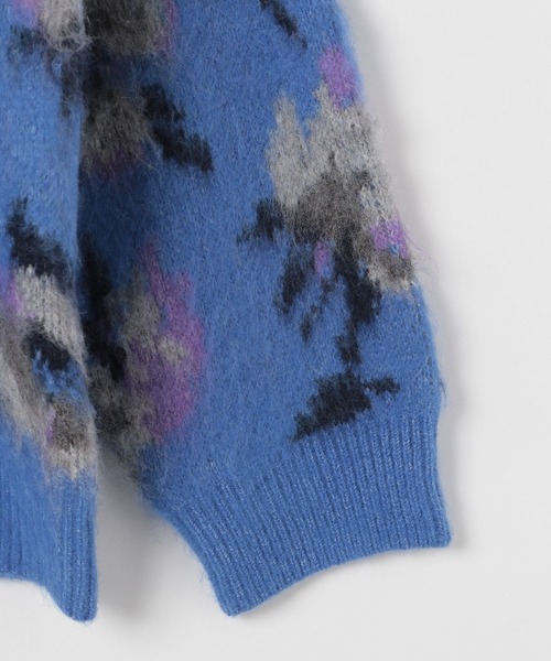 niko and...（ニコアンド）の「モチーフアソートジャガードカーディガン（カーディガン/ボレロ・レディース・ブラック/アイボリー/ブルー・FREE）」の12枚目の写真