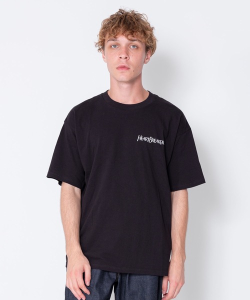 BEDWIN & THE HEARTBREAKERS(ベドウィン アンド ザ ハートブレイカーズ)の「S/S PRINT T "STEVEN"(Tシャツ/カットソー・メンズ・ホワイト/ブラック/オレンジ・XX-LARGE/X-LARGE/SMALL/LARGE/MEDIUM)」の2枚目の写真