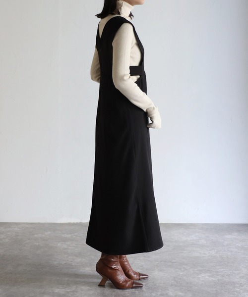 Bonjour Sagan（ボンジュールサガン）の「フィンガーホールリブタートルネックニット（ニット/セーター・レディース・アイボリー/ブラック/グリーン・FREE）」の10枚目の写真