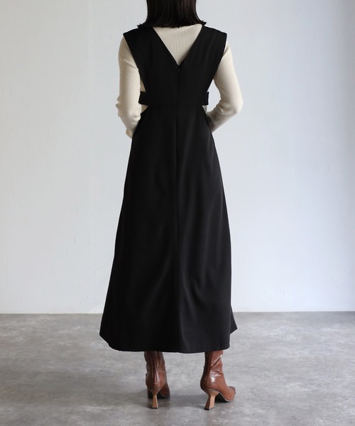 Bonjour Sagan（ボンジュールサガン）の「フィンガーホールリブタートルネックニット（ニット/セーター・レディース・アイボリー/ブラック/グリーン・FREE）」の11枚目の写真