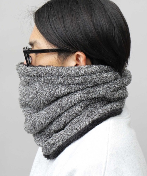 GERRY / ジェリー / ミックスカラー ボアフリース ロングネック