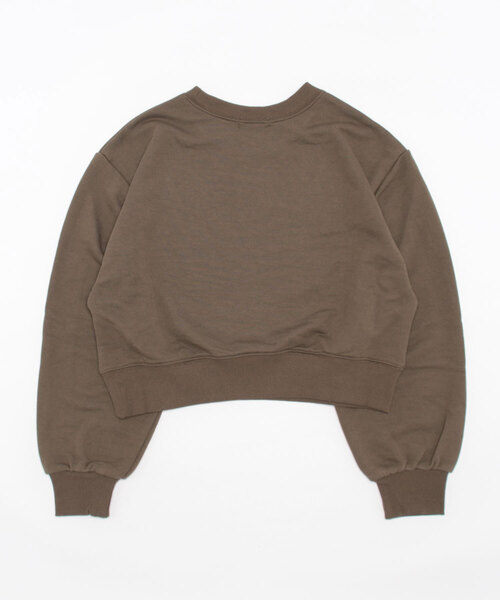 ANAP（アナップ）の「ポイントウェーブ刺繍裏毛プルオーバー（スウェット・レディース・ライトグレー/ブラック/ブラウン・FREE）」の4枚目の写真